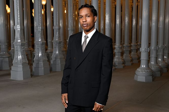 A$AP Rocky channels 101 Dalmatians' Cruella de Vil on set of new photo shoot in New York