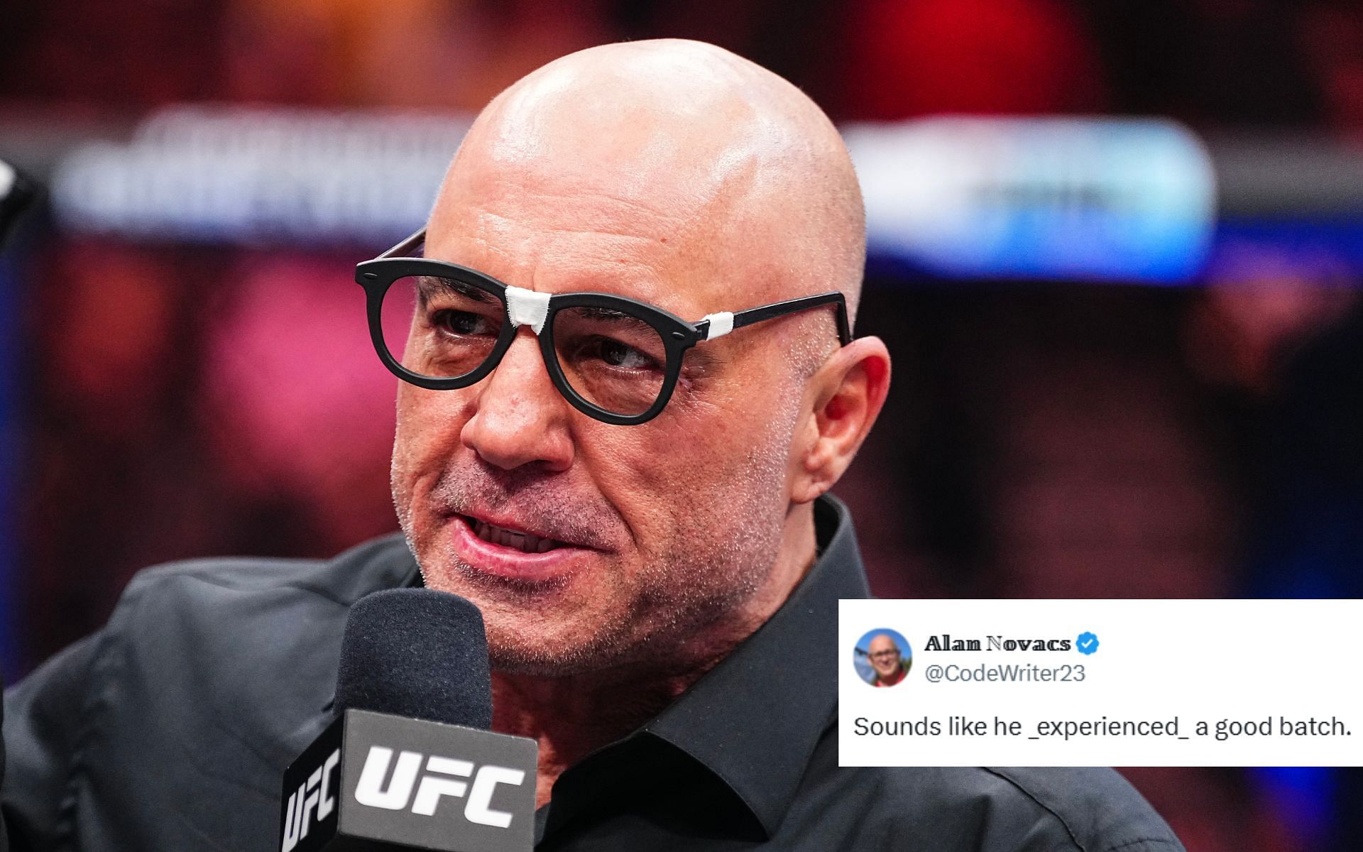 Joe Rogan (pictured) gave his two cents regarding an influencer