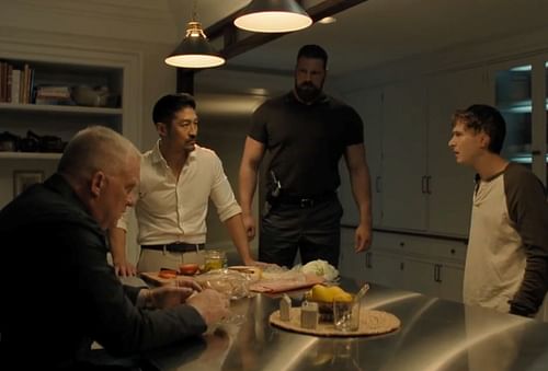 Zachary Beck, Xavier Quinn, Paulie, and Richard Beck in Reacher season 3 (Image via Prime Video)