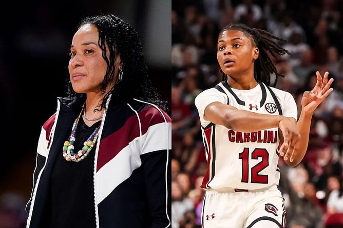 "She's a Taurus, so she's a little stubborn": Dawn Staley gives props to MiLaysia Fulwiley ahead of SEC Tournament