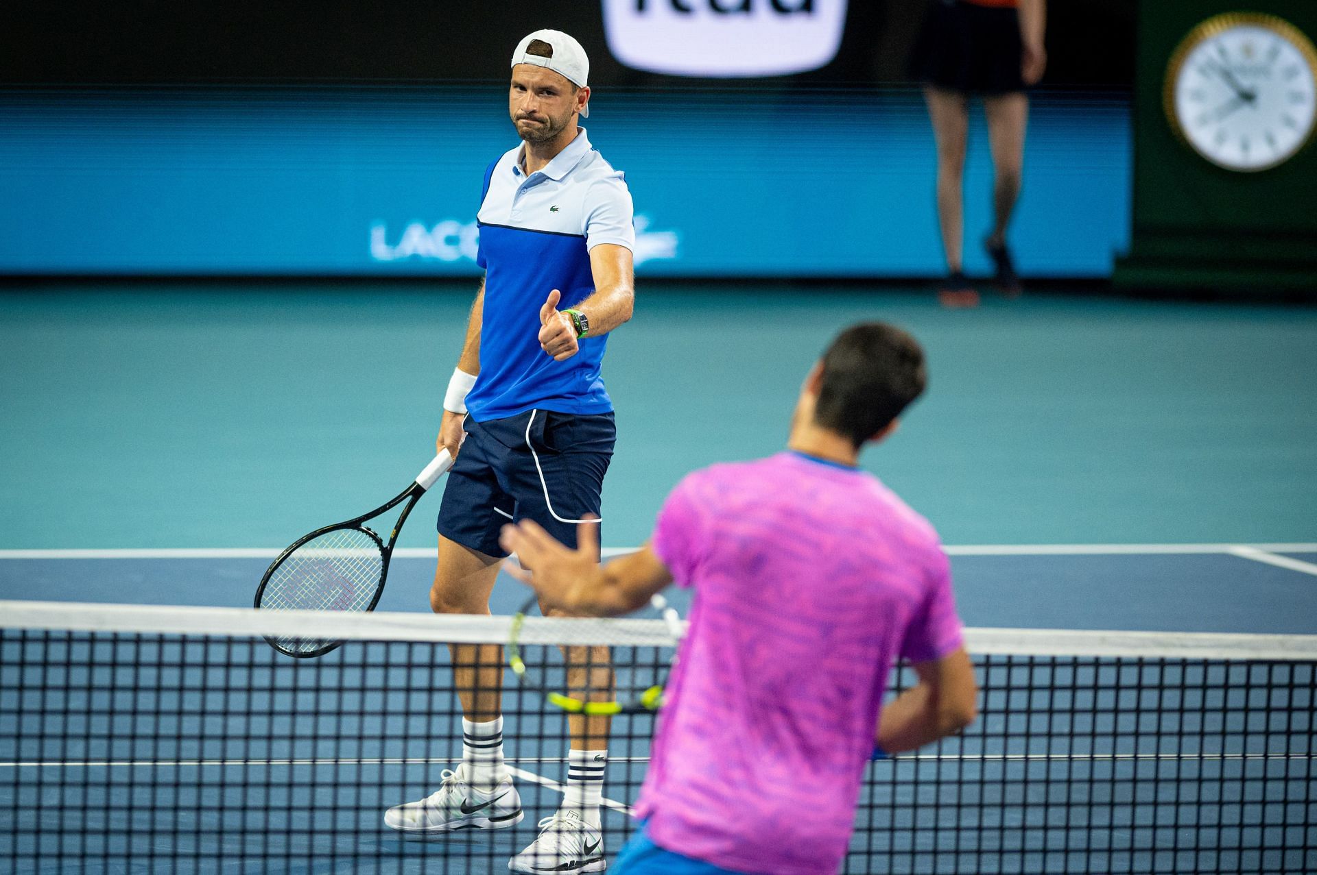 Dimitrov downed Alcaraz in straight sets in the 2024 Miami Open QFs | Image Source: Getty