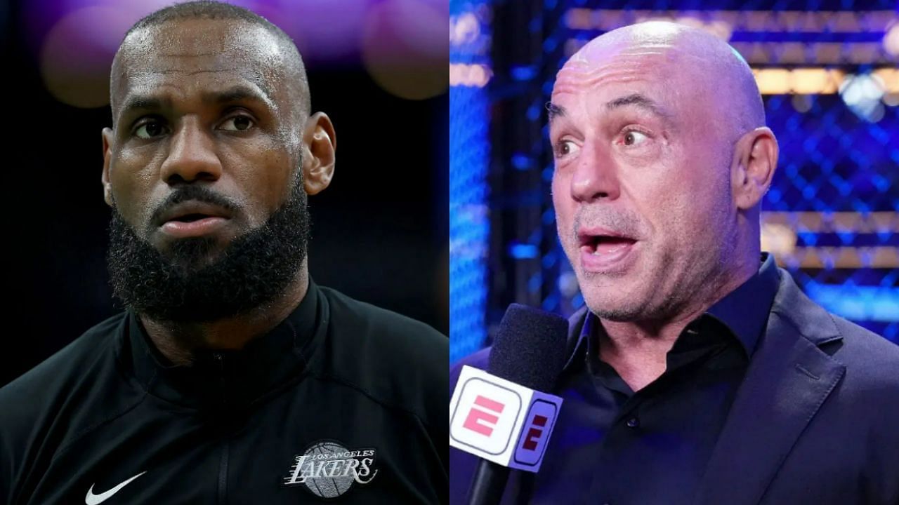 LeBron James (Left) and Joe Rogan (Right)