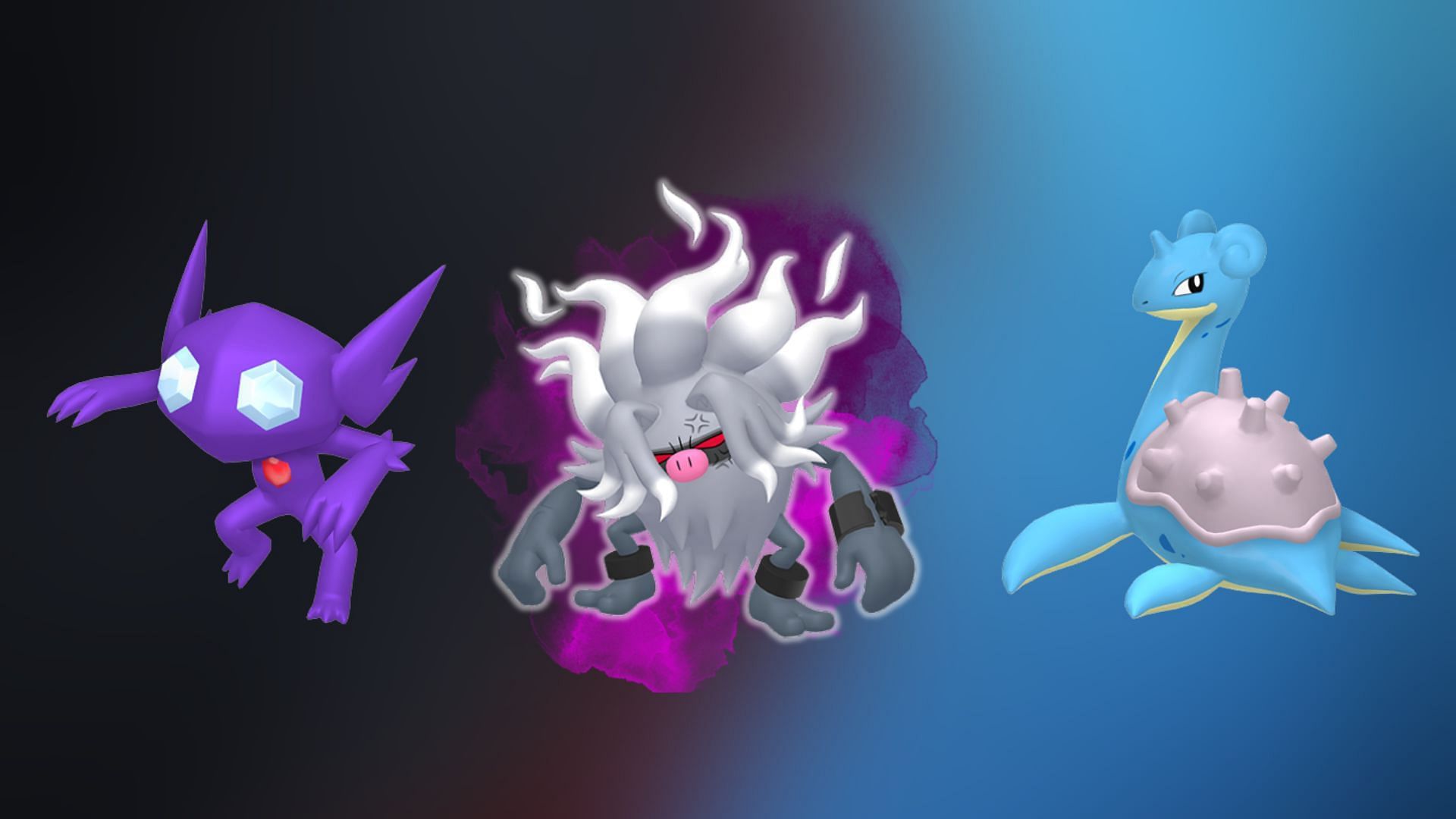 Sableye, Shadow Annihilape, and Lapras (Image via TPC)