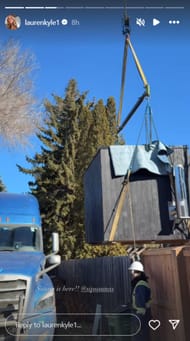 Lauren's Instagram story (@laurenkyle1)