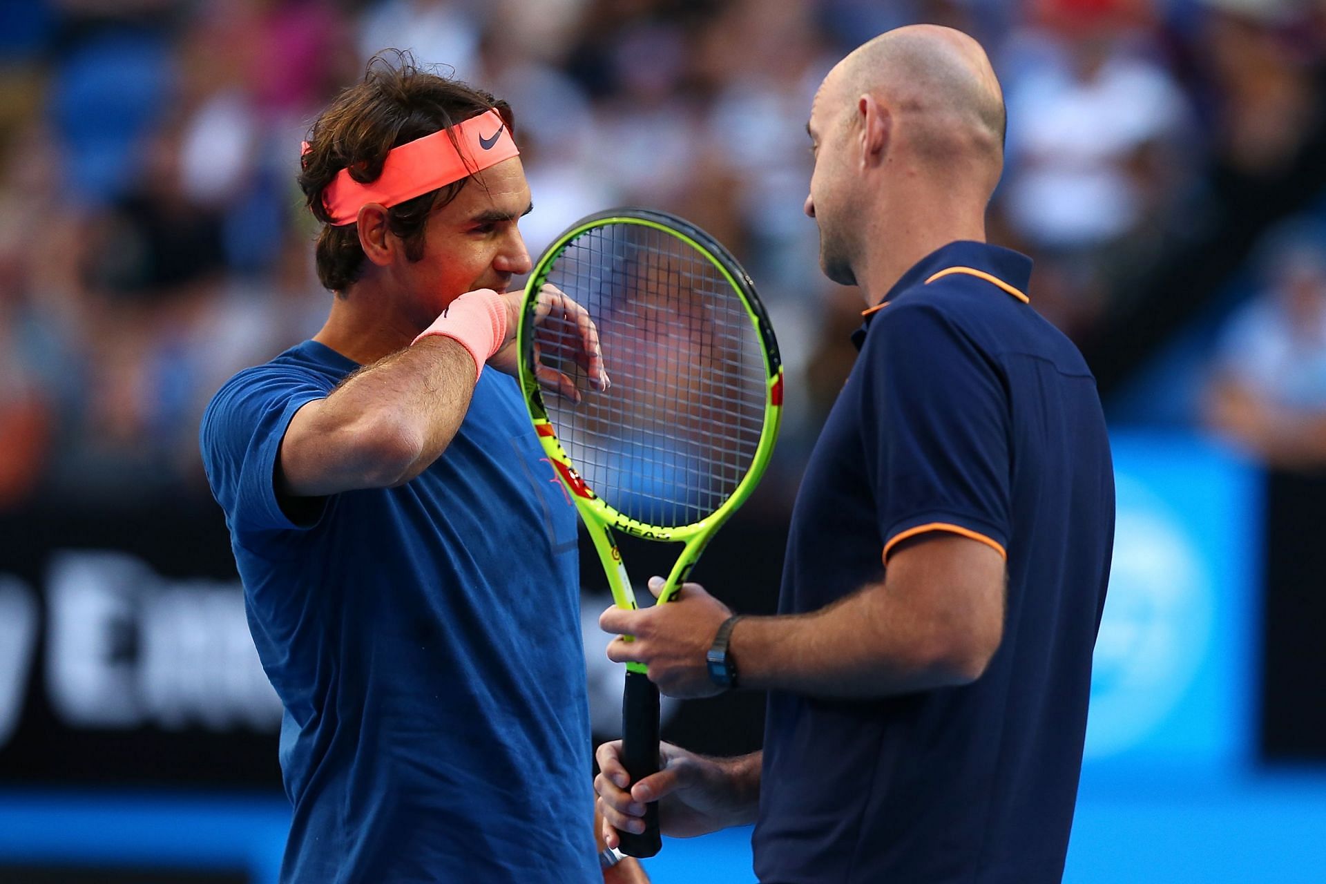 Swiss maestro and former rival-turned-coach Ivan Ljubicic discuss tactics | Image Source: Getty