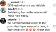 Netizens reacted as DDG dropped a Halle diss track (Image via Instagram/@___vonne4, @bay.dim, @zanjolie)