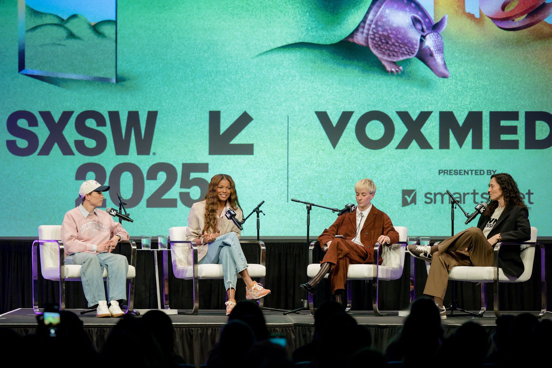 A Touch More Live With Sue Bird And Megan Rapinoe Featuring Nikki Hiltz - 2025 SXSW Conference And Festival - Source: Getty