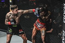 "That uppercut was nasty" - Fans loving Nieky Holzken's personal way of retaliating after Cosmo Alexandre's taunting