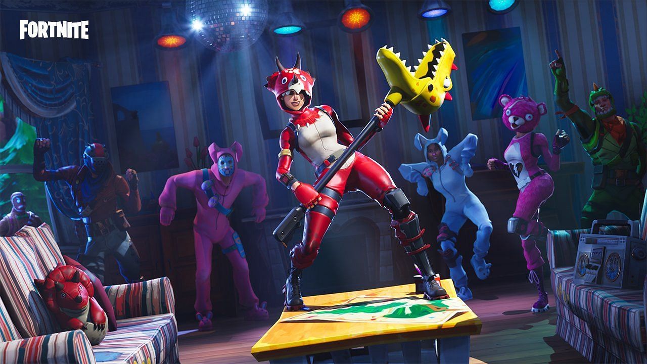 The Tricera Ops and Rex skins are now in Fortnite (Image via Epic Games)