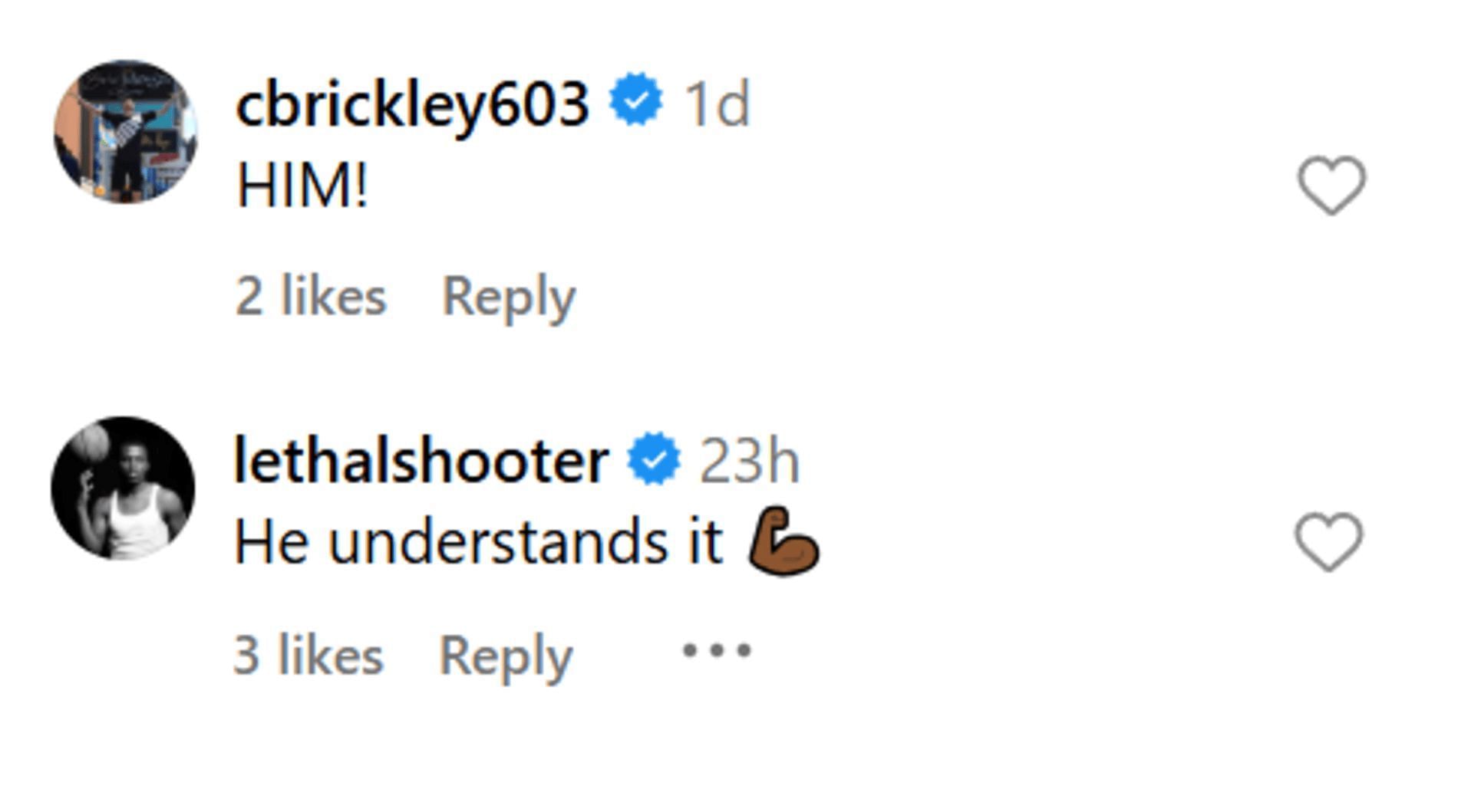 Chris Brickley and Chris Matthews comment on Tyran Stokes&#039; highlight reel (Source: Instagram/ _thetyranstokes)