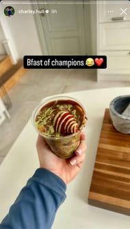 Charley Hull's Instagram story