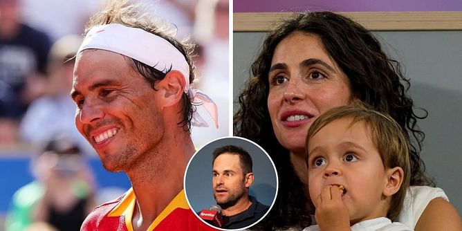 Rafael Nadal and his wife Maria's hilarious phone call about their baby son imitating him: Andy Roddick shares amusing details