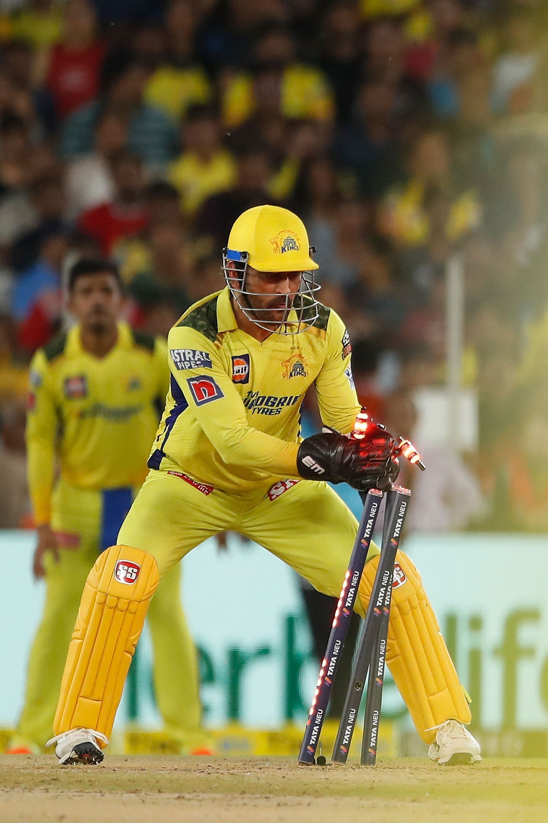 MS Dhoni has pulled off several stunning stumpings in his illustrious career [Credit: Getty]