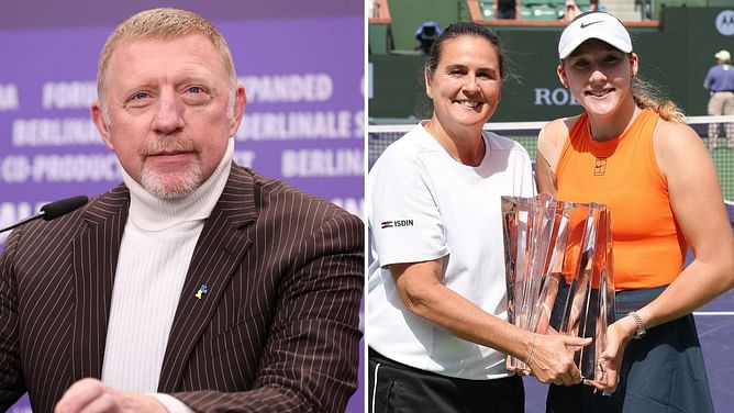 Boris Becker calls Mirra Andreeva "lucky girl" as he reveals what he thinks of her coach after Indian Wells glory