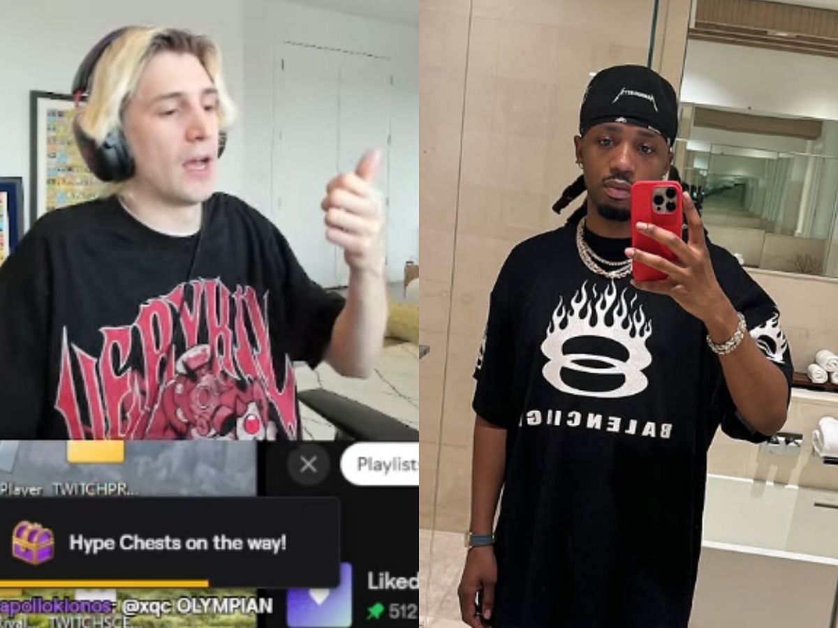 xQc and Metro Boomin feud explained (Image via YouTube/@xQc Clips and Instagram/@metroboomin)