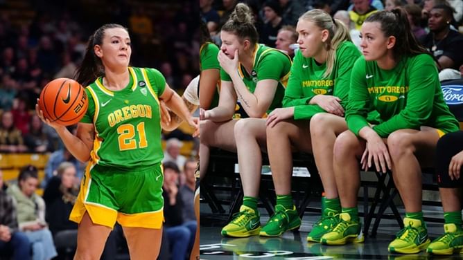 Oregon women's basketball celebrate crushing win over Vanderbilt in first round of March Madness 2025