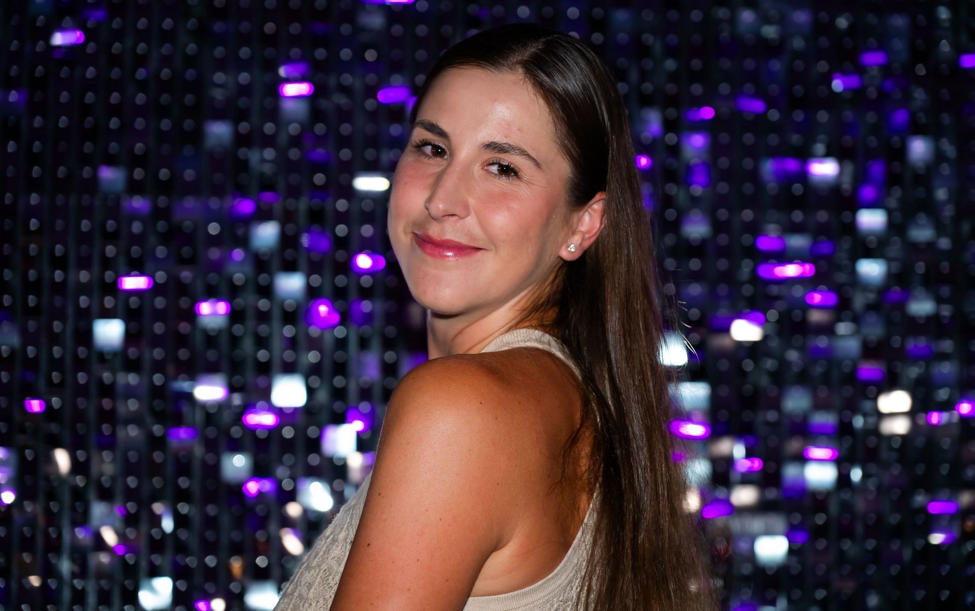 Belinda Bencic at the Dubai Duty Free Tennis Championships (Image Source: Getty)