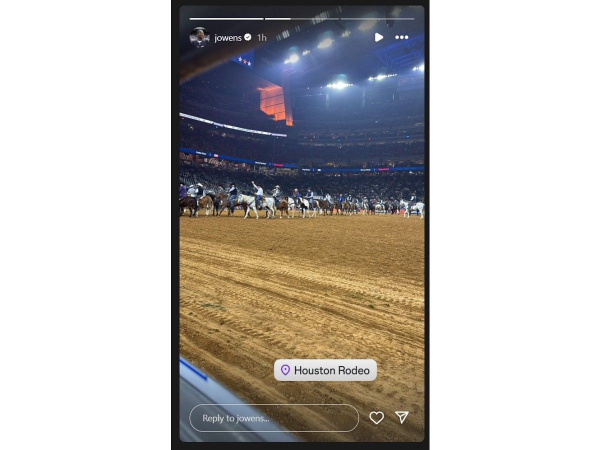 Jonathan Owens&#039; Instagram story