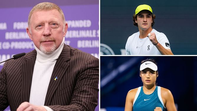 Boris Becker drops 1-word reaction to Joao Fonseca surpassing Emma Raducanu in recent milestone