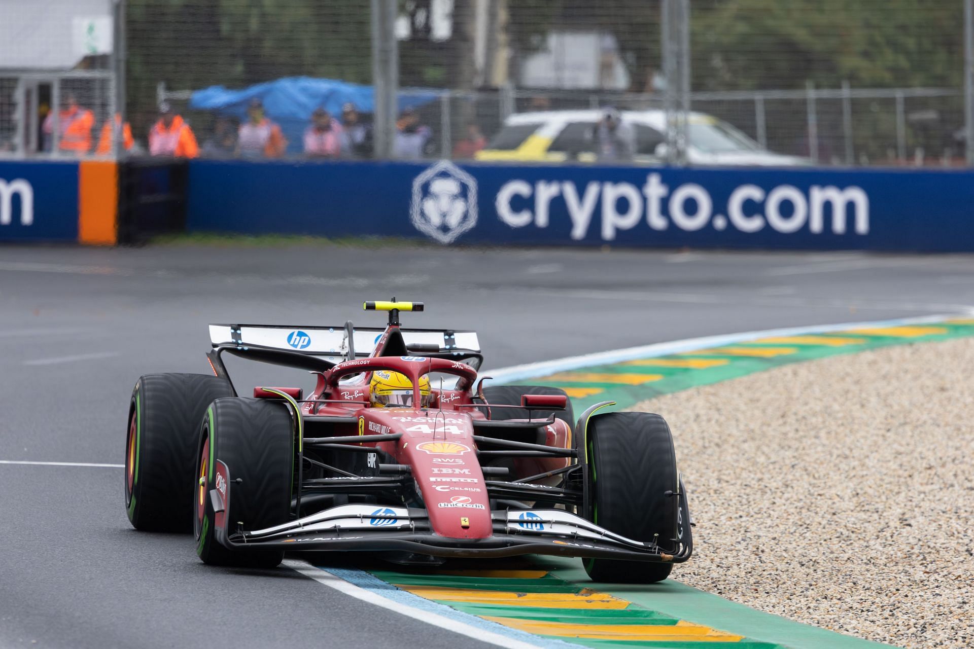 Lewis Hamilton (GBR) driving for Scuderia Ferrari during the 2025 Formula 1 Louis Vuitton Australian Grand Prix - Source: Getty