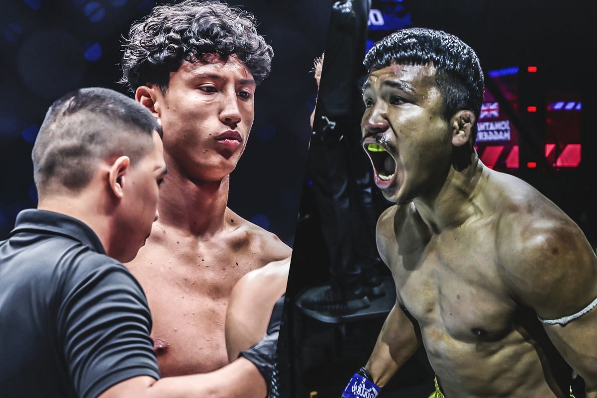 Nabil Anane and Superlek Kiatmoo9 - Photo by ONE Championship