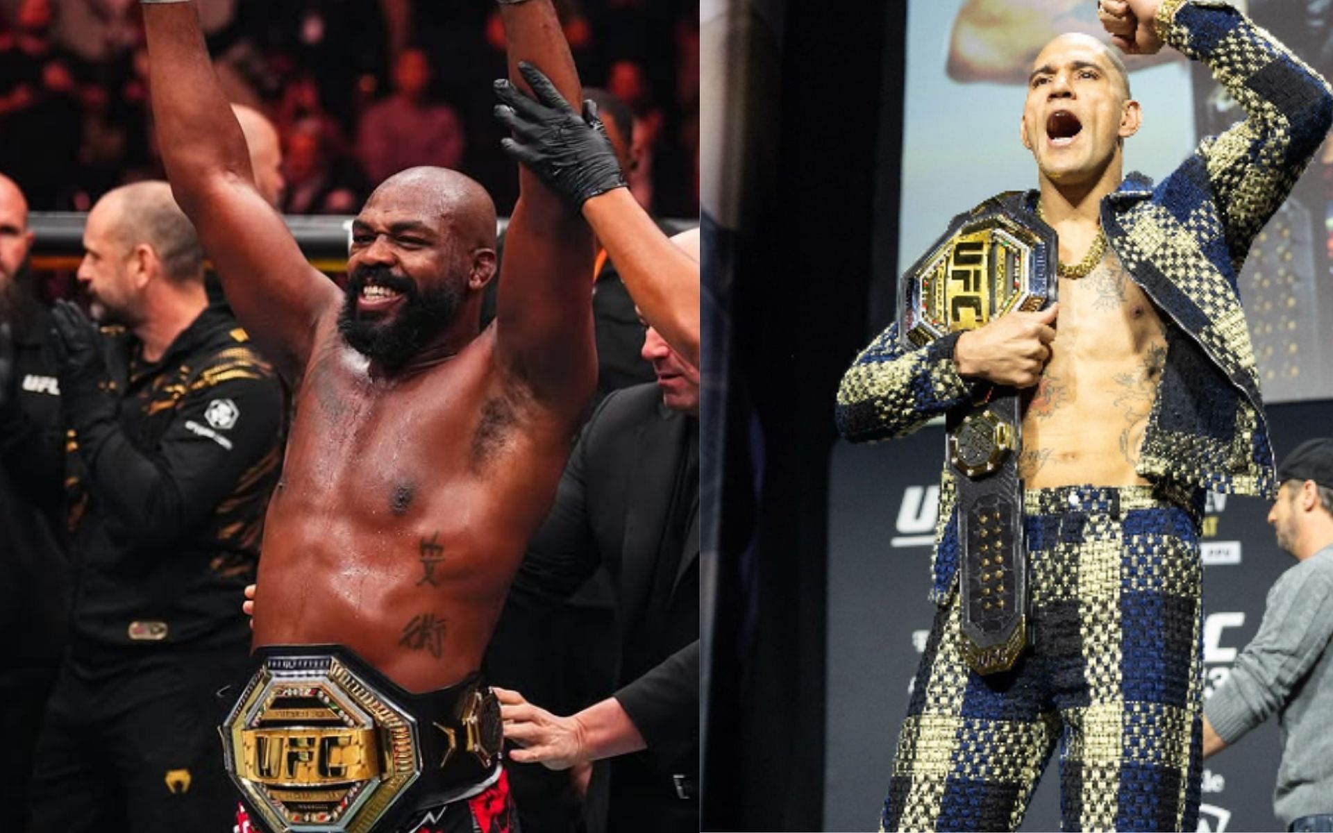 Alex Pereira&rsquo;s (right) UFC 313 loss shifts UFC&rsquo;s bargaining power in Jon Jones (left) negotiations. [Image courtesy: @ jonnybones and@alexpoatanpereira  on Instagram]