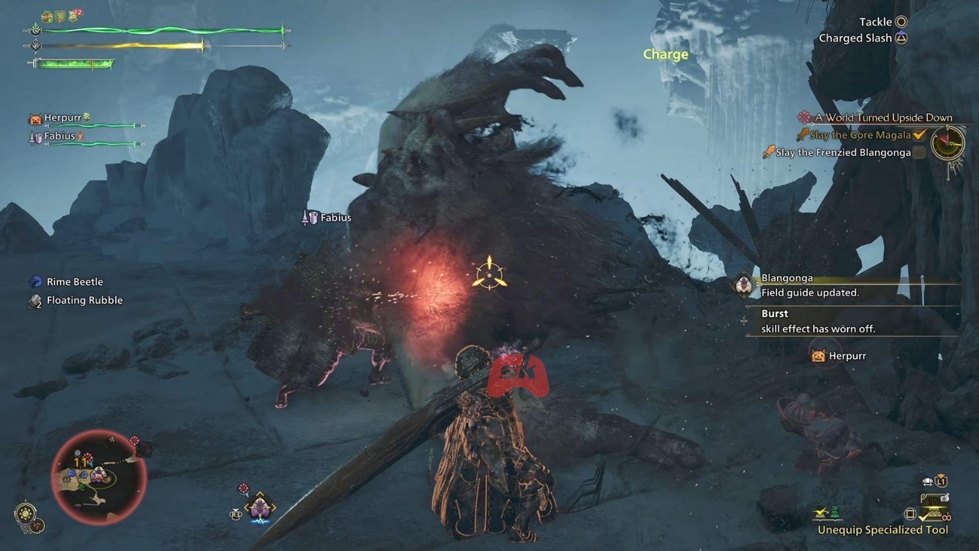 This guide explains how to beat the Blangonga in Monster Hunter Wilds (Image via Sportskeeda Gaming || Capcom)