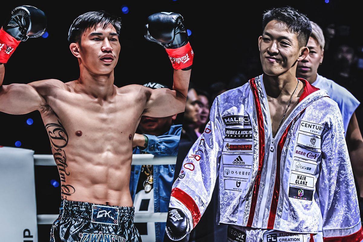 (From left) Tawanchai PK Saenchai and Masaaki Noiri.