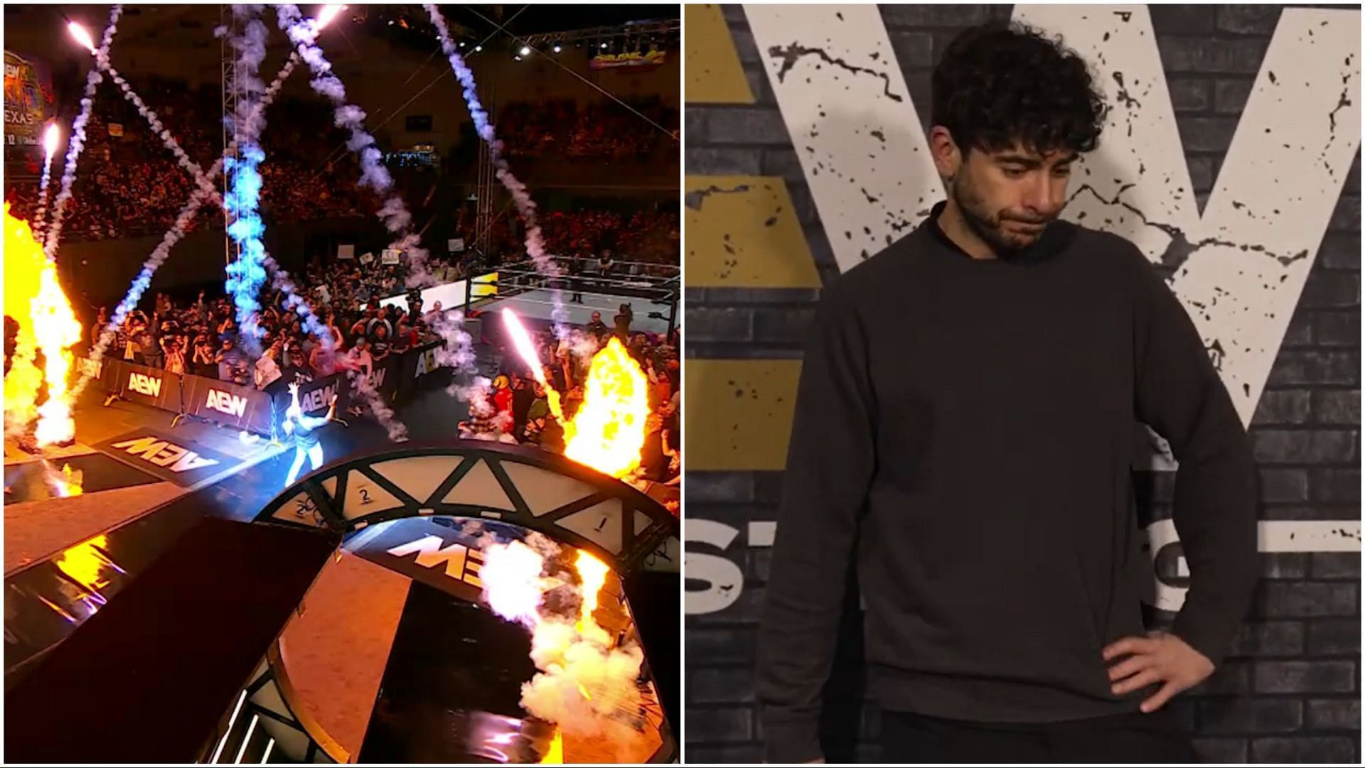 AEW fans at Dynamite, Tony Khan speaks to the media