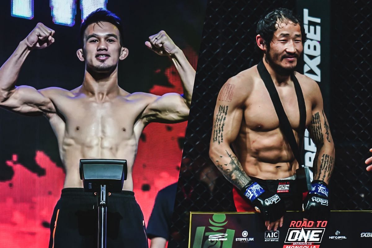 Jeremy Pacatiw (L) and Enkh-Orgil Baatarkhuu (R) | Photo by ONE Championship