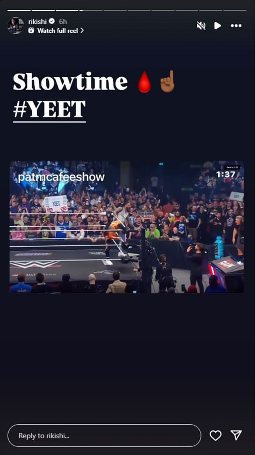 Rikishi shared this on his Instagram story.