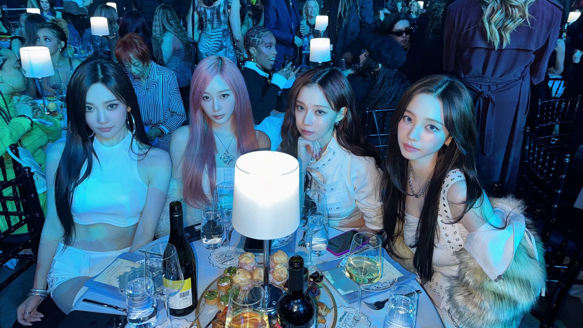 aespa attends 2025 Billboard Women in Music (X/@aespa_official)