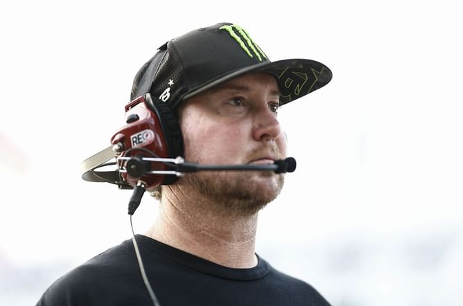 NASCAR champion Kurt Busch sets the tone with his emotions as he gears up for his motorsports return with Travis Pastrana