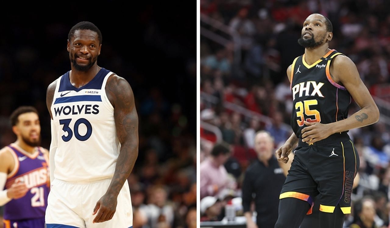 Minnesota Timberwolves reportedly interested in trading Julius Randle for Kevin Durant this summer (Image credit: Imagn)