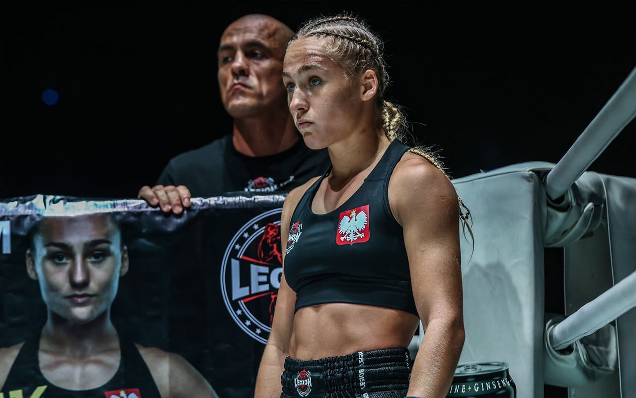 Martyna Kierczynska says dropping down to atomweight is perfect for her career development. [Photo from ONE Championship]