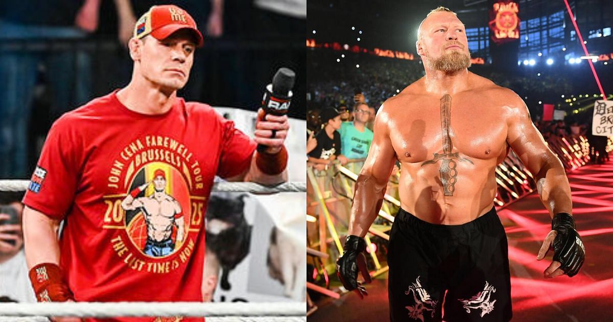 John Cena (left) and Brock Lesnar (right) [Source: WWE.com]