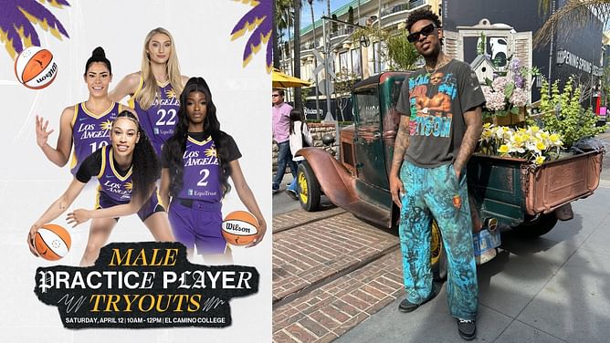 "I'm trying to be Juwanna Mann": Nick Young & $16,000,000 ex-NBA player hilariously shoot their shot at Sparks' male tryout option