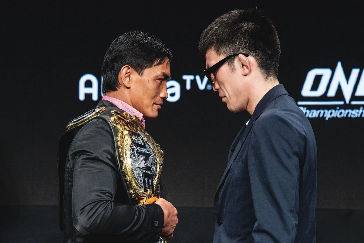 Eduard Folayang (left) and Shinya Aoki (right)