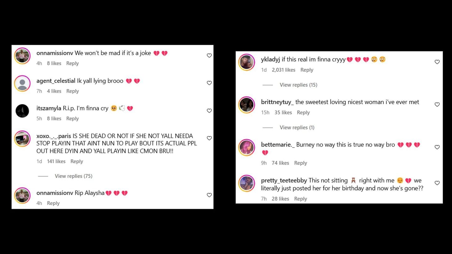 Who was Alysha Burney? Age and all about the YouTube star as tributes