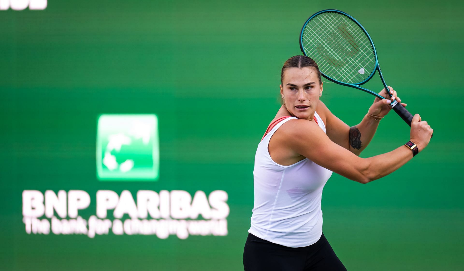 Aryna Sabalenka at the BNP Paribas Open - Source: Getty