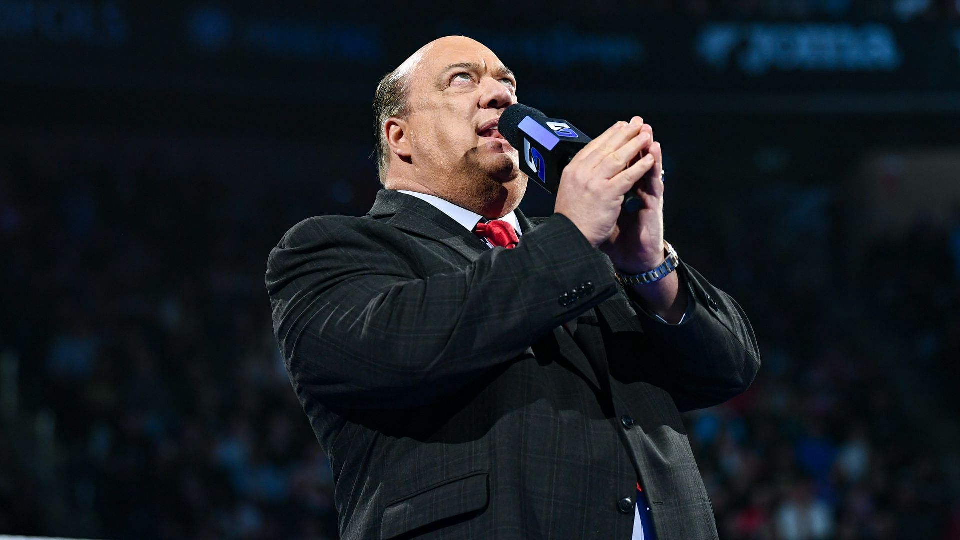 Paul Heyman speaks to fans on WWE SmackDown