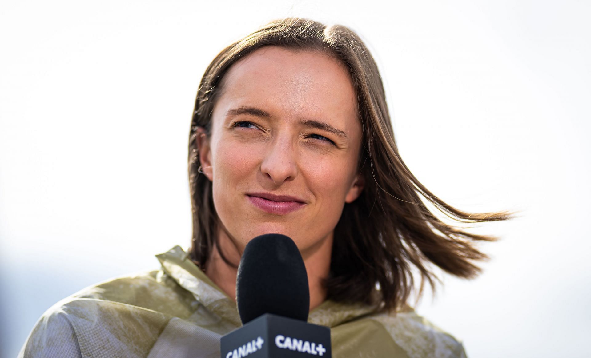 Swiatek during an interview in Indian Wells - Source: Getty