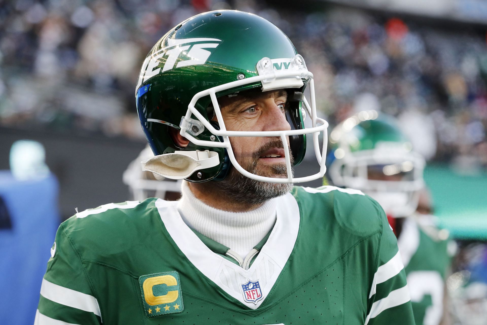 Former New York Jets QB Aaron Rodgers - Source: Getty