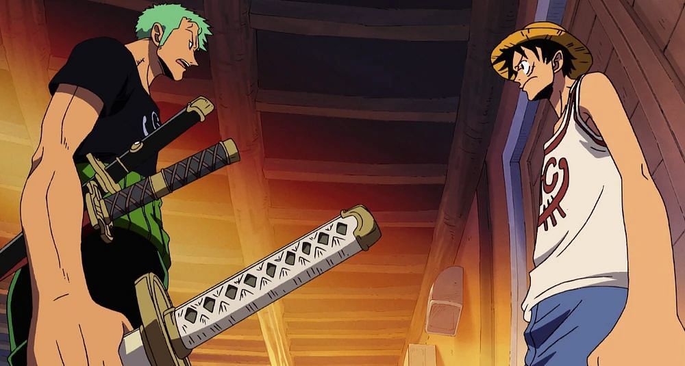 Monkey D. Luffy in One Piece.