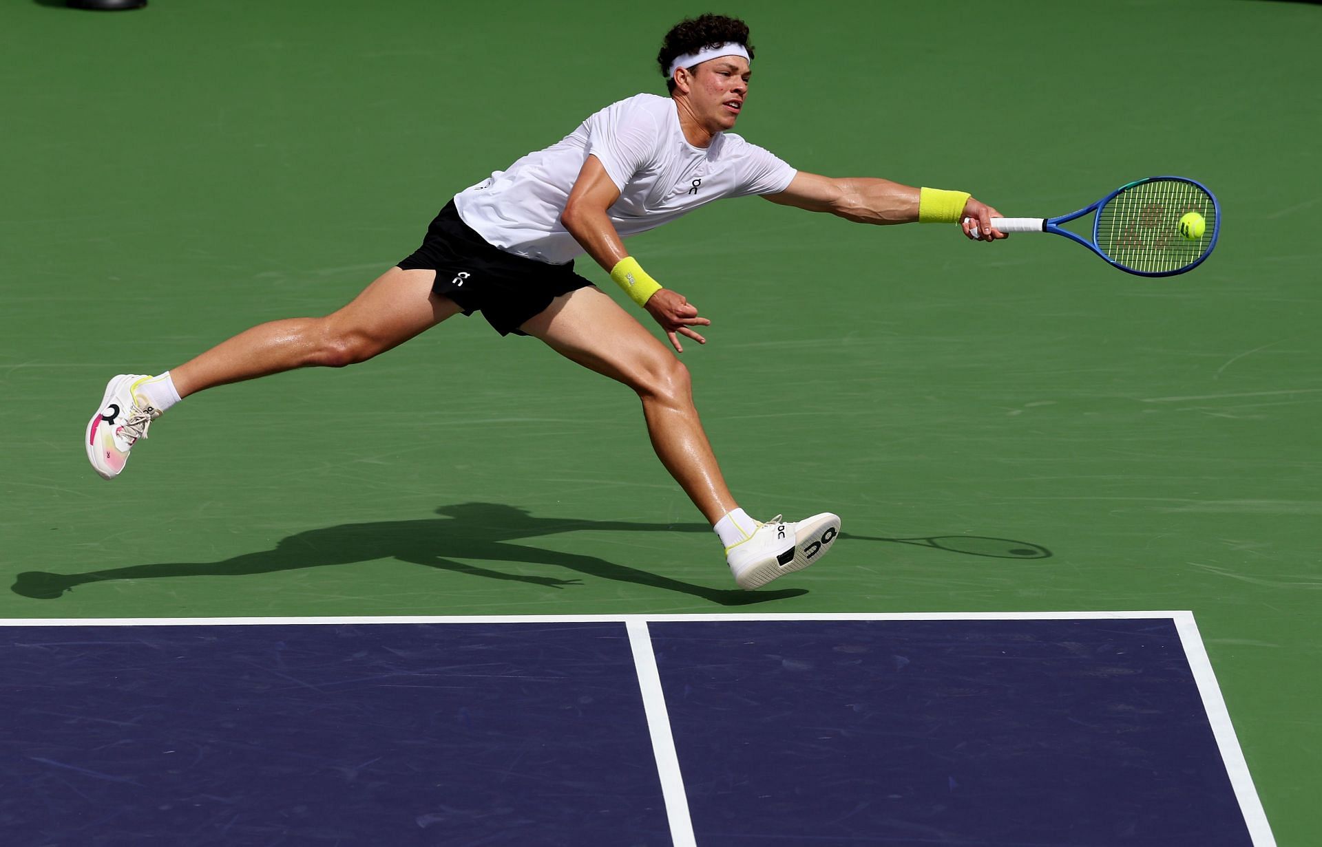 Shelton pictured at the 2025 BNP Paribas Open in Indian Wells - Image Source: Getty