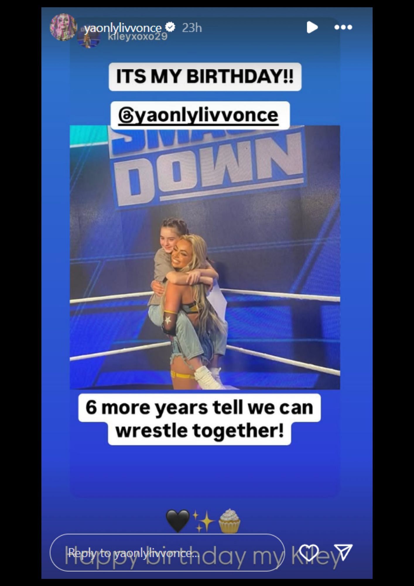 Liv Morgan&#039;s message to her number one fan [Image via Instagram]