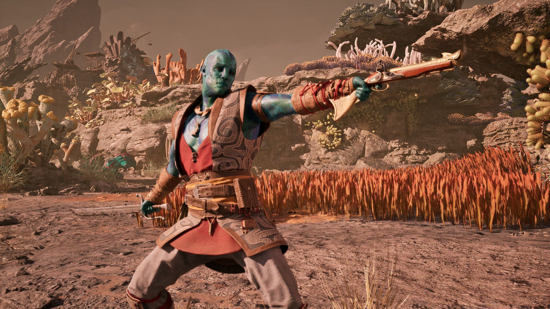 Kai&#039;s race may not be an option in the character creation, which made this character easy to identify (Image via Xbox Game Studios)