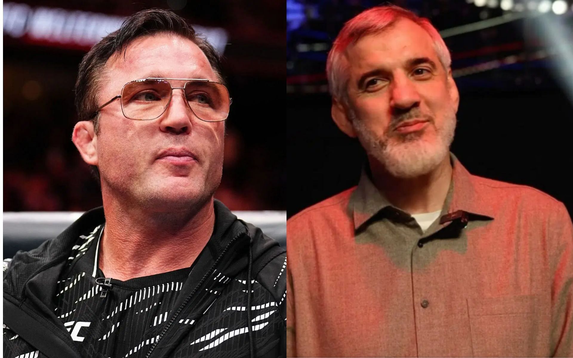 Chael Sonnen (left) expresses grief and raises questions on Buvaisar Saitiev (right): [Image courtesy:Getty Images and @saitiev_74 on Instagram]