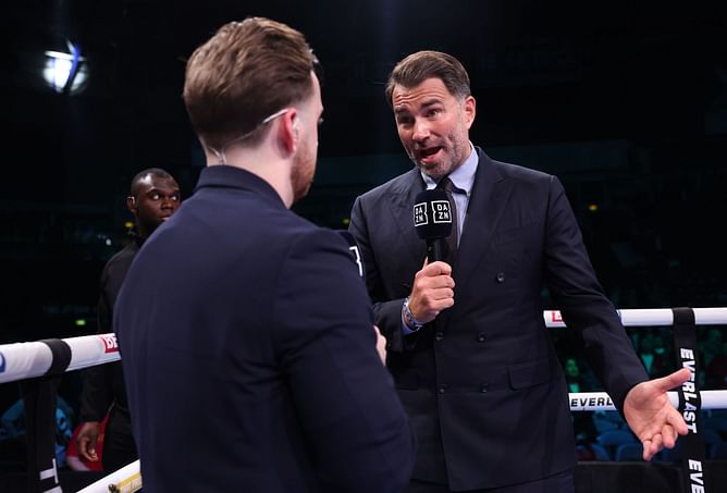 Eddie Hearn slams lopsided scorecard for Skye Nicolson vs. Tiara Brown: "The Australian scorecard was disgusting"