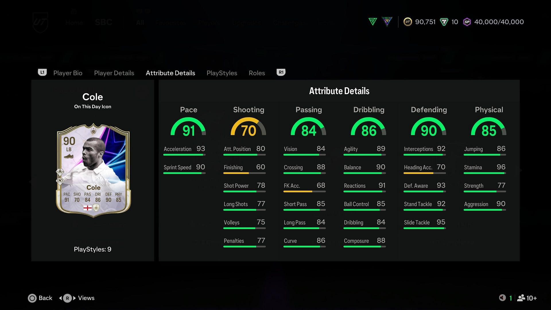 The item has decent stats (Image via EA Sports)